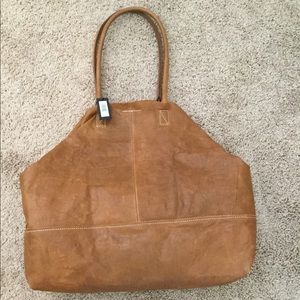 Banana Republic leather bag